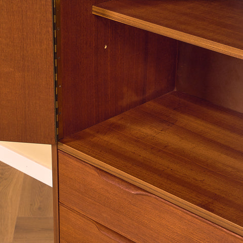 Danish bar cabinet in teak