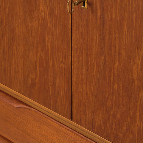 Danish bar cabinet in teak