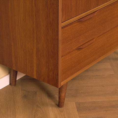 Danish bar cabinet in teak