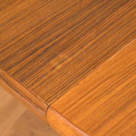 Swedish dining table in teak and oak by Peter Hvidt & Orla Mølgaard Nielsen for Bodafors