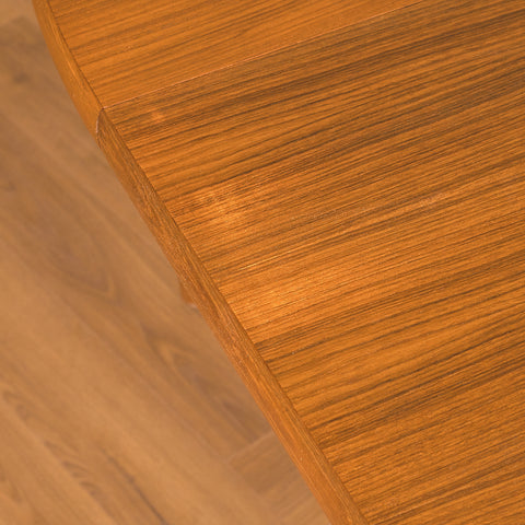 Swedish dining table in teak and oak by Peter Hvidt & Orla Mølgaard Nielsen for Bodafors