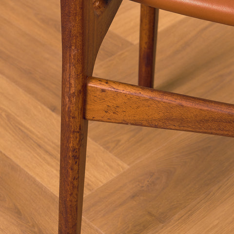Danish set of 6 dining chairs in teak by Schiønning & Elgaard