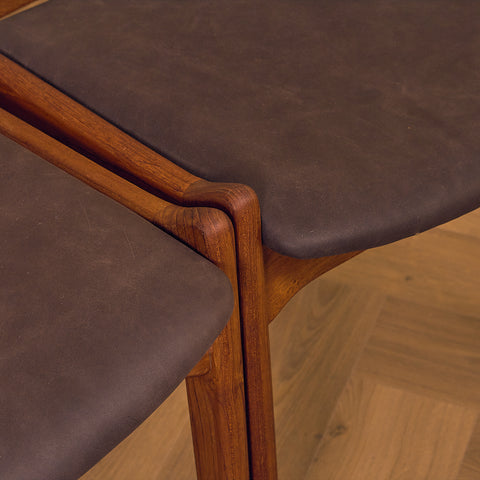 Danish set of 4 dining chairs, model '49' by Erik Buch for Sorø Stolefabrik