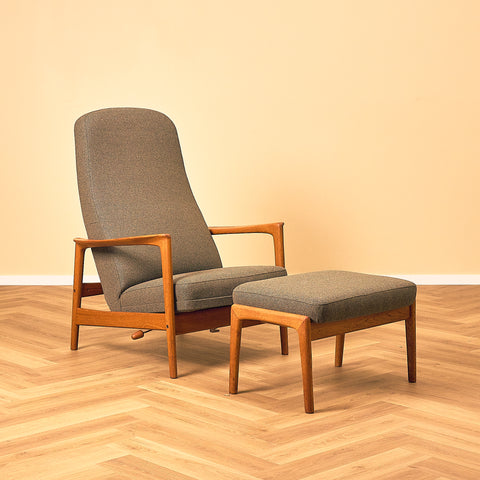 Folke Ohlsson Duxiesta Armchair with Footstool