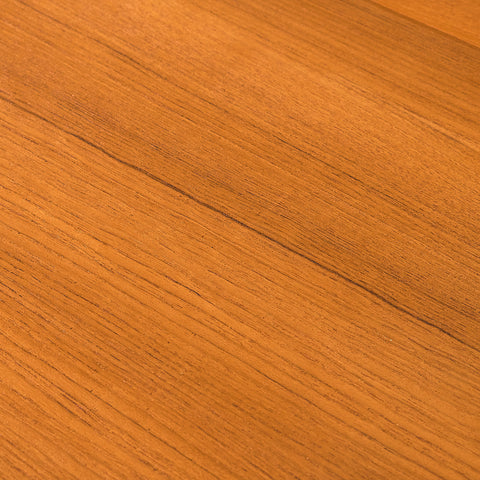 Danish dining table with 4 extensions in teak "Arne Vodder style"