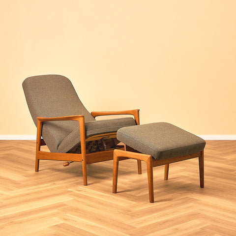 Folke Ohlsson Duxiesta Armchair with Footstool