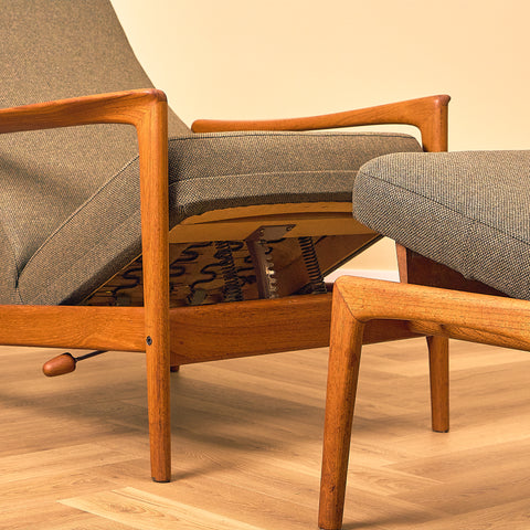 Folke Ohlsson Duxiesta Armchair with Footstool