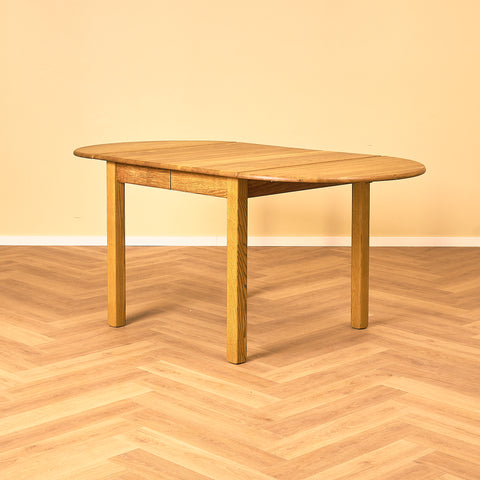 Swedish dining table in solid oak