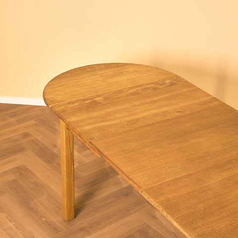 Swedish dining table in solid oak