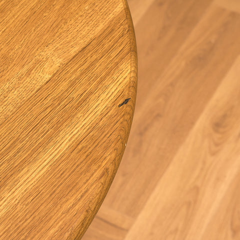 Swedish dining table in solid oak