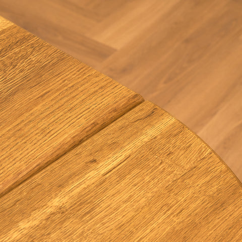 Swedish dining table in solid oak