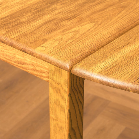 Swedish dining table in solid oak