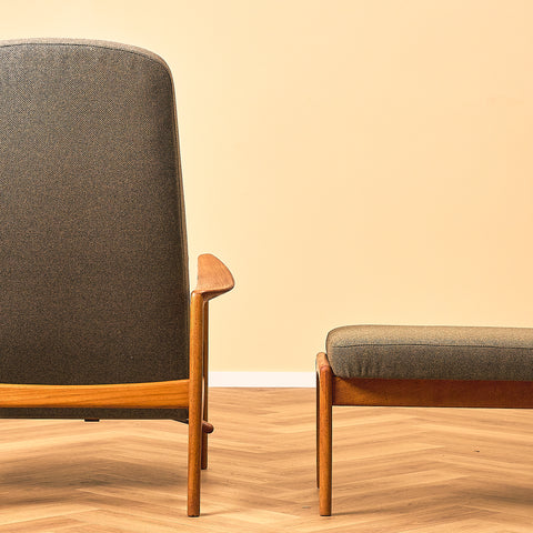 Folke Ohlsson Duxiesta Armchair with Footstool