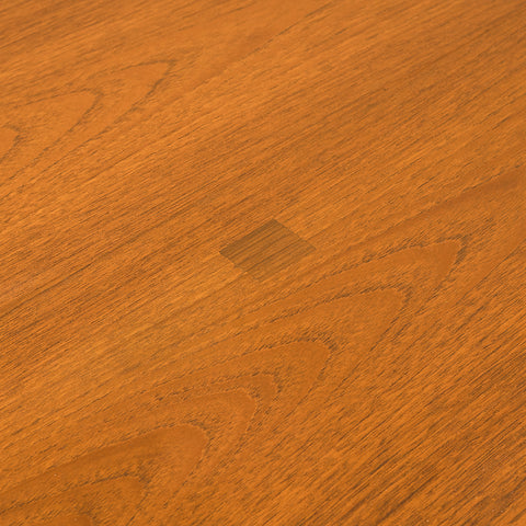 Danish round dining table in teak