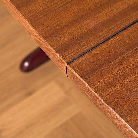 Danish oval dining table in mahogany by Gangsø
