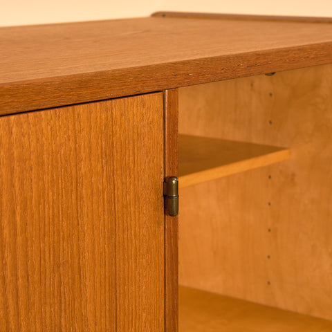 Swedish highboard in teak and oak