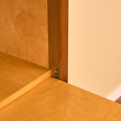 Swedish highboard in teak and oak
