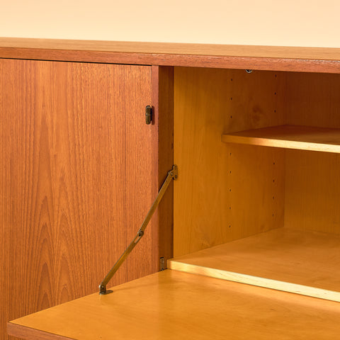 Swedish highboard in teak and oak