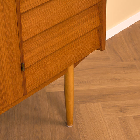 Swedish highboard in teak and oak