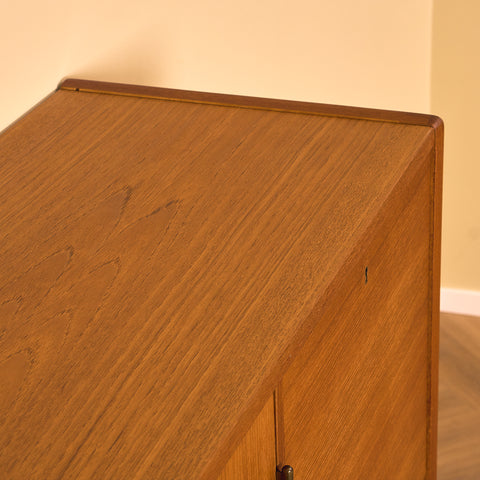 Swedish highboard in teak and oak