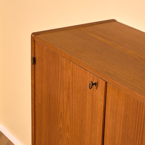 Swedish highboard in teak and oak