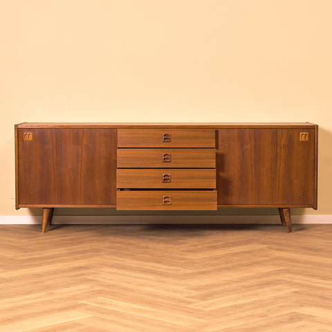 Swedish sideboard in walnut, model 'Korsör' by IKEA