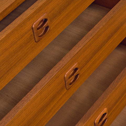 Swedish sideboard in walnut, model 'Korsör' by IKEA