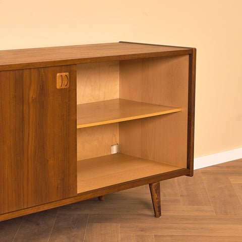 Swedish sideboard in walnut, model 'Korsör' by IKEA