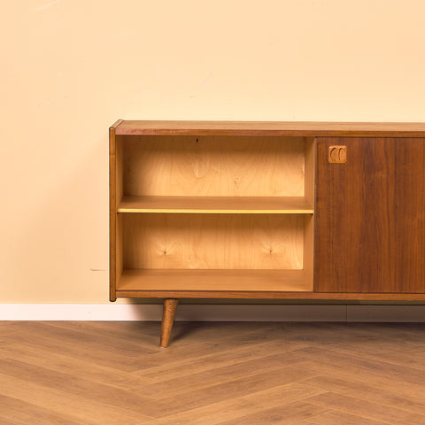 Swedish sideboard in walnut, model 'Korsör' by IKEA