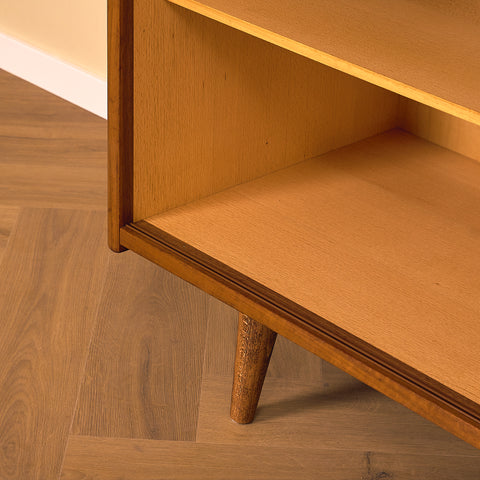 Swedish sideboard in walnut, model 'Korsör' by IKEA