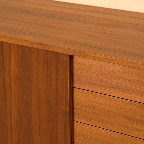 Swedish sideboard in walnut, model 'Korsör' by IKEA
