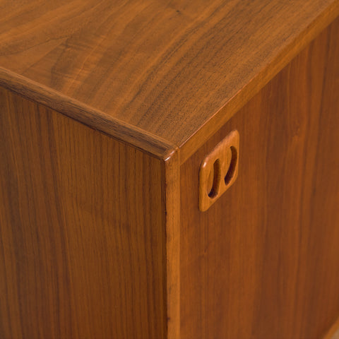 Swedish sideboard in walnut, model 'Korsör' by IKEA