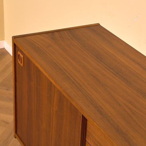Swedish sideboard in walnut, model 'Korsör' by IKEA