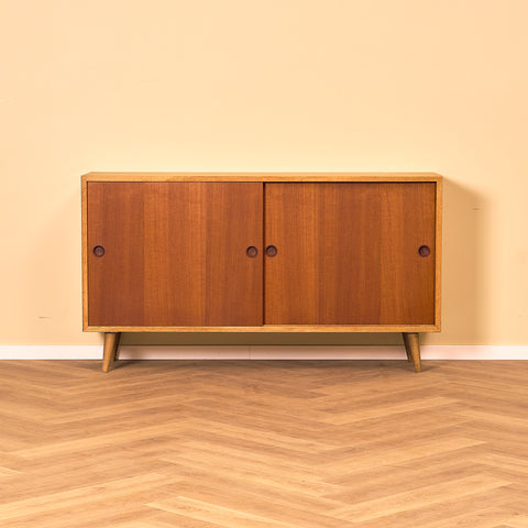 Swedish sideboard in teak and oak by Børge Mogensen for Karl Andersson & Söner