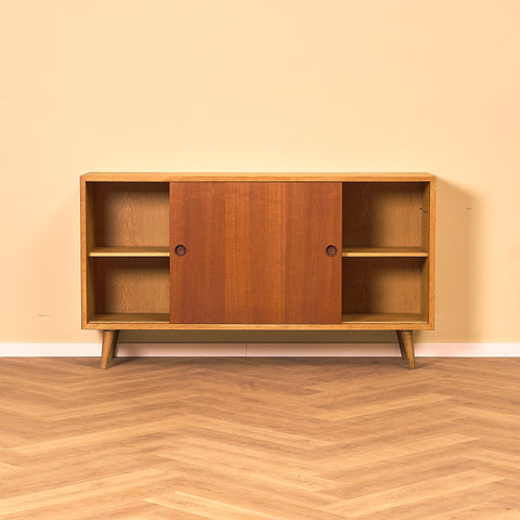 Swedish sideboard in teak and oak by Børge Mogensen for Karl Andersson & Söner
