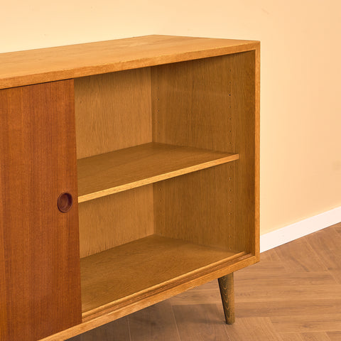 Swedish sideboard in teak and oak by Børge Mogensen for Karl Andersson & Söner