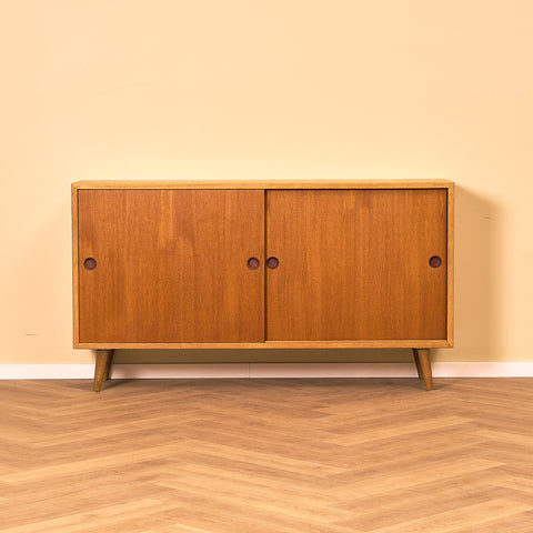 Swedish sideboard in teak and oak by Børge Mogensen for Karl Andersson & Söner