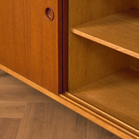 Swedish sideboard in teak and oak by Børge Mogensen for Karl Andersson & Söner