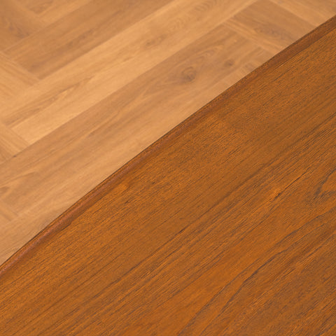 Swedish coffee table in teak and oak by Børge Mogensen for Fredericia möbler