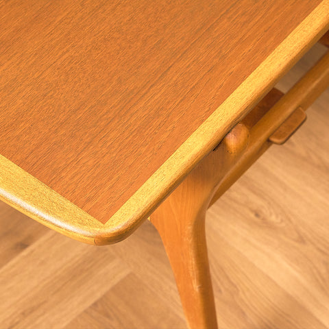 Swedish coffee table in teak and beech