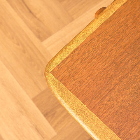 Swedish coffee table in teak and beech
