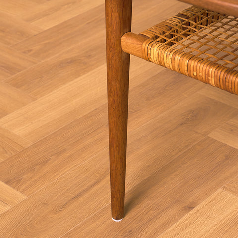 Swedish coffee table in teak and oak by Børge Mogensen for Fredericia möbler