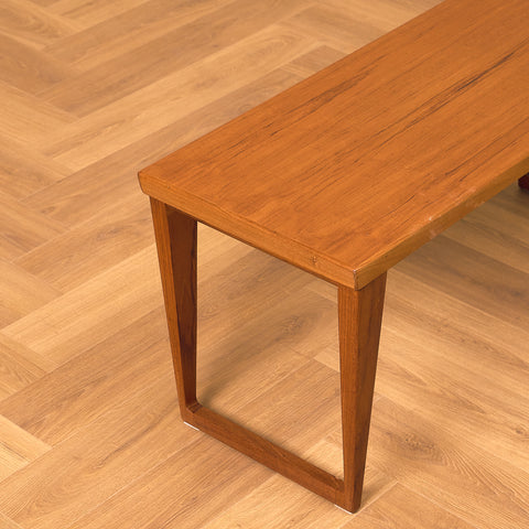 Danish side table in teak by Kai Kristiansen for Aksel Kjersgaard