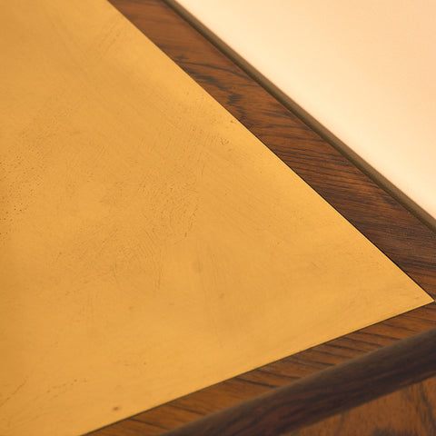 Danish corner bar cabinet in Santos rosewood by Omann Jun Møbelfabrik