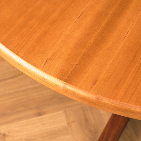 Danish round dining table in cherry