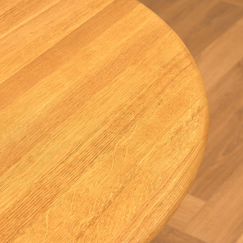 Danish dining table in solid oak by Skovby Møbelfabrik