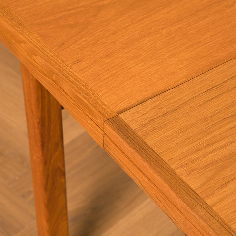 Swedish rectangular dining table in teak by Skaraborgs möbelfabrik AB, Tibro