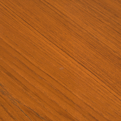 Swedish rectangular dining table in teak and walnut