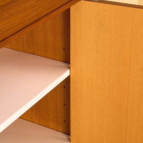 Swedish highboard in teak by Alberts Tibro