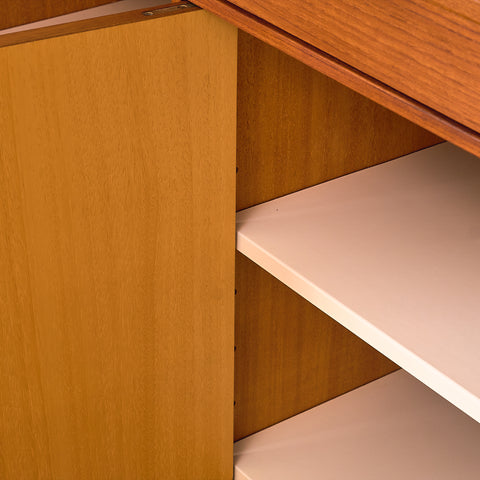 Swedish highboard in teak by Alberts Tibro